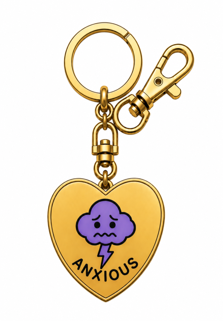 Anxious Keychain