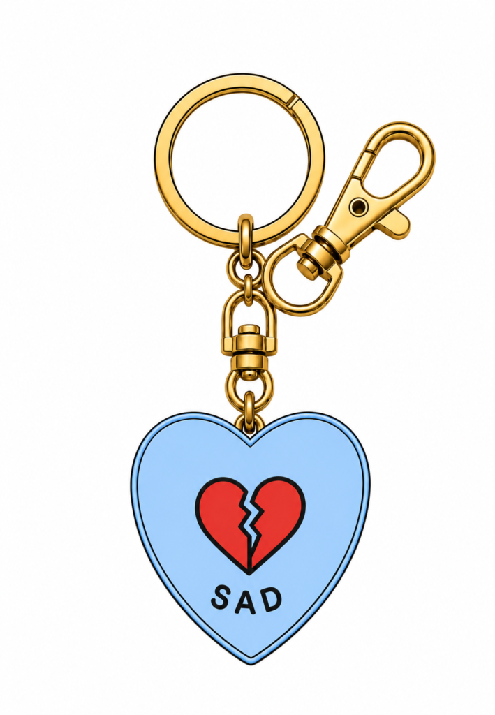 Sad Keychain