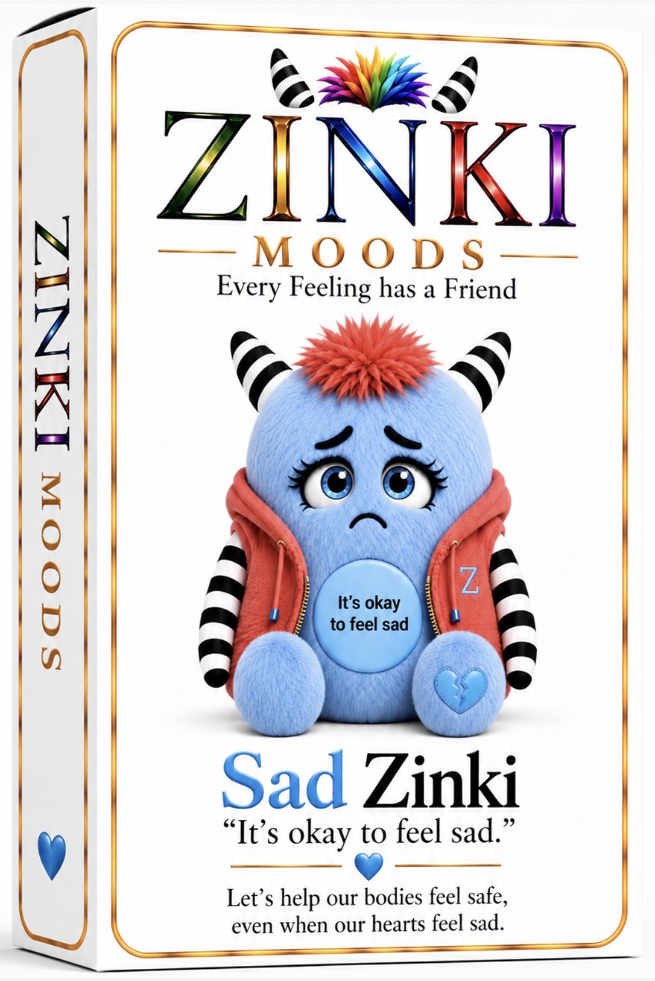 Sad Zinki Emotional Regulation Cards